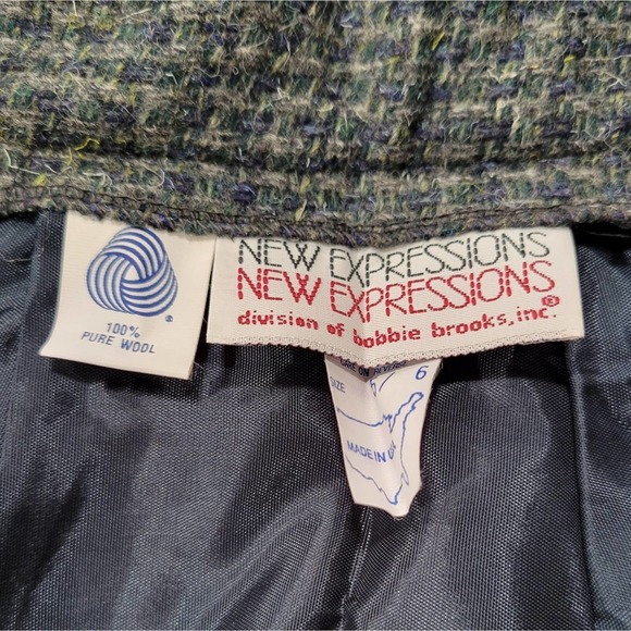 NWT New Expressions by Bobbie Brooks High Rise Pleated Front Lined  Wool… - Picture 11 of 16